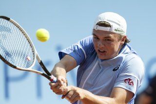 Dominic Stricker jouera les quarts de finale à Stockholm KEYSTONE/PETER SCHNEIDER
